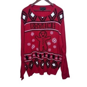 West Forty Nine Bite Me Christmas Sweater Size XXL